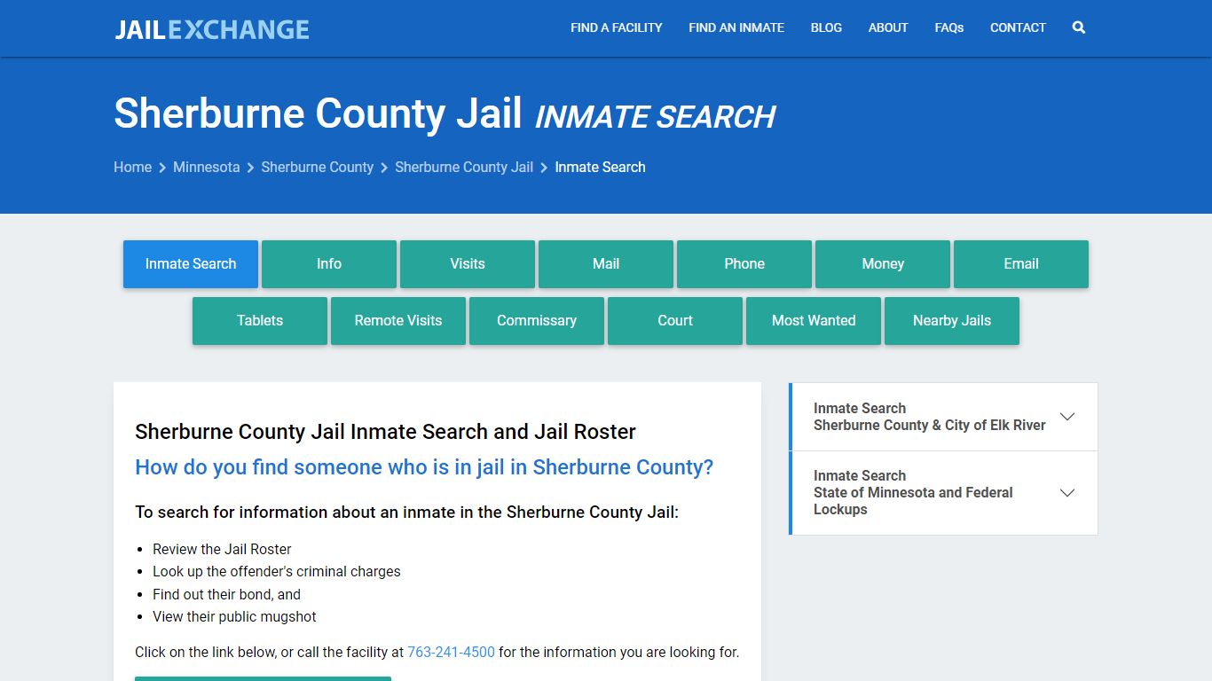 Inmate Search: Roster & Mugshots - Sherburne County Jail, MN